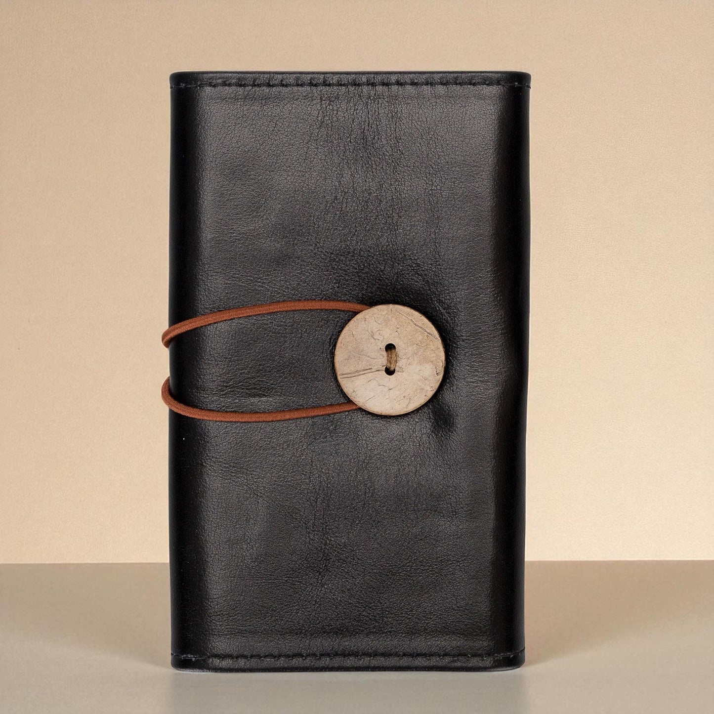 Personalised Leather Cable Organiser – Travel Cord Keeper Roll, Tech Gift