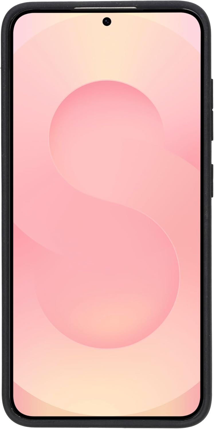 Leather Samsung Galaxy S25+ Case – Slim Flex, Card Holder, Wireless Charging