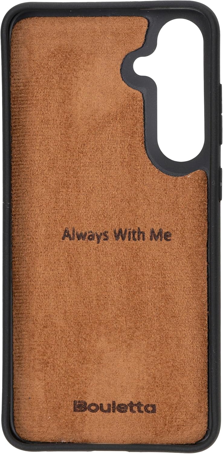 Leather Samsung Galaxy S25+ Case – Slim Flex, Card Holder, Wireless Charging