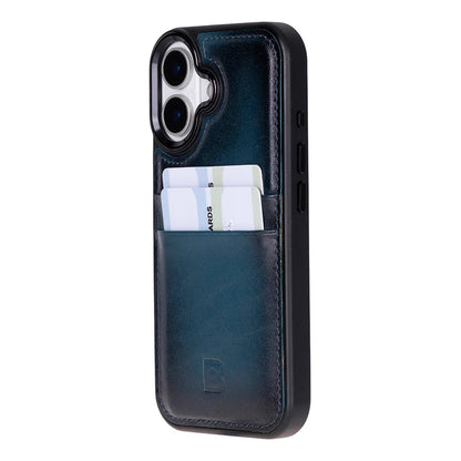 Leather iPhone 17 Case – 2-Card Folio, Magsafe & RFID Compatible