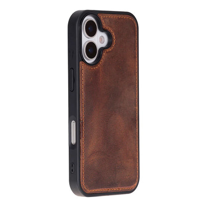 Leather iPhone 17 Wallet Case – Magnetic Detachable, 4-Card Folio