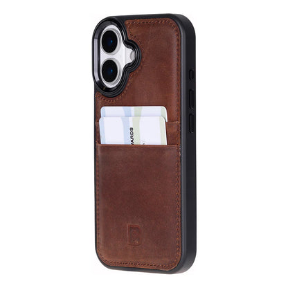 Leather iPhone 17 Case – 2-Card Folio, Magsafe & RFID Compatible
