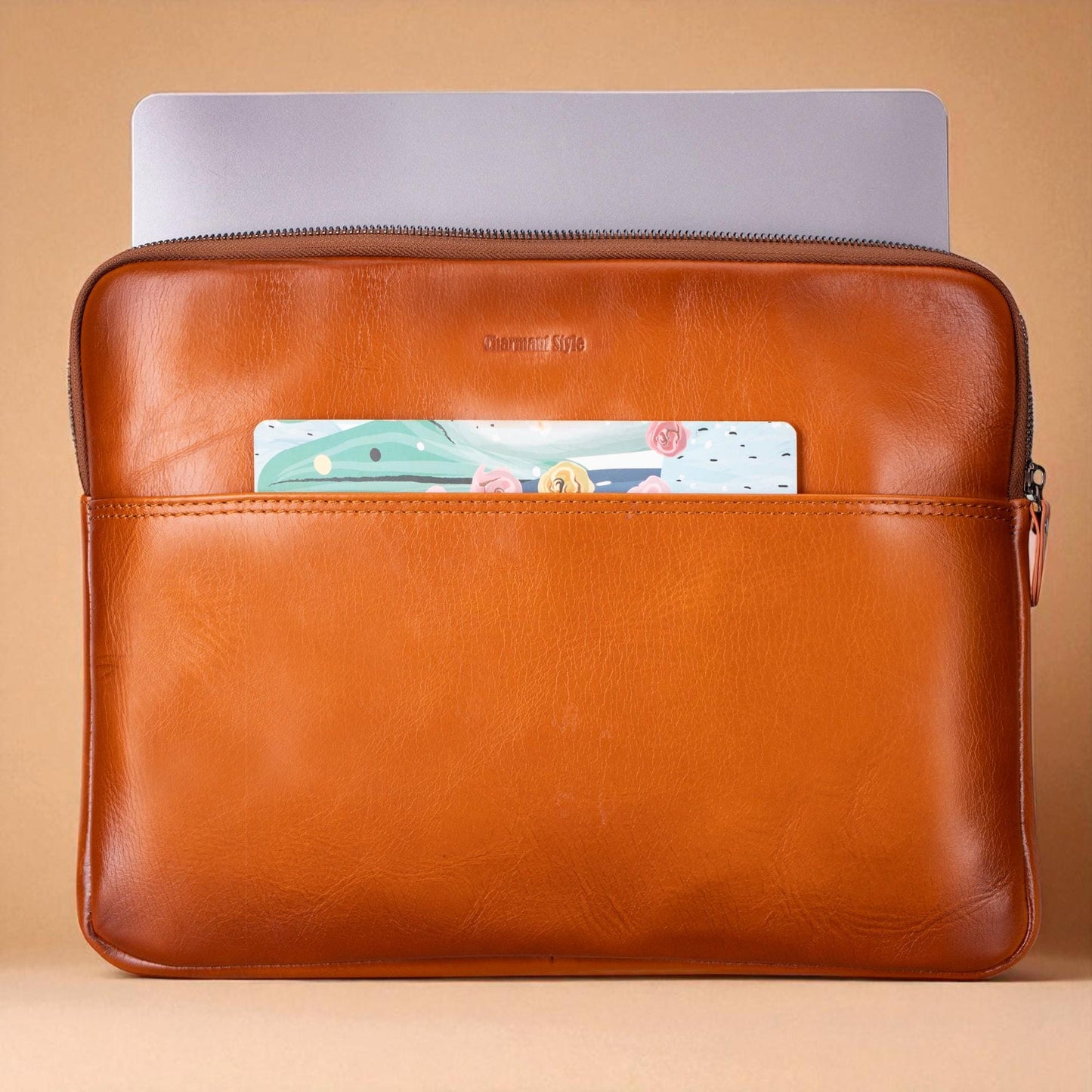 Personalised Leather Laptop Bag – 12", 14", 16" Briefcase / Work Tote