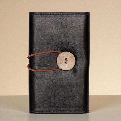 Personalised Leather Cable Organiser – Travel Cord Keeper Roll, Tech Gift